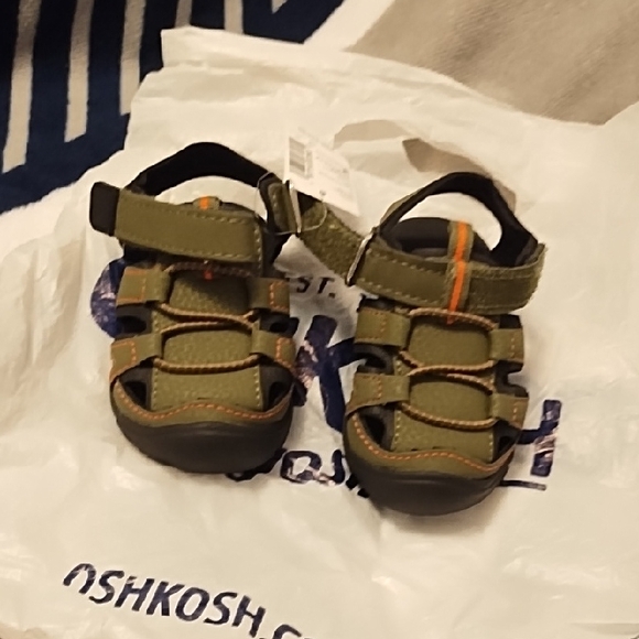 The Children's Place Other - The Children's Place Green Sandals for Summer Fun
